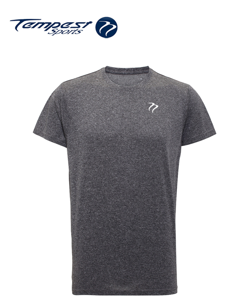 Tempest Performance Mens Charcoal Melange T